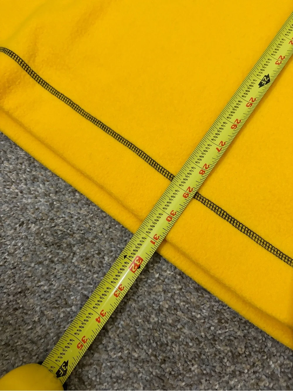Vintage Ralph Lauren Yellow V-Neck Fleece Sweater